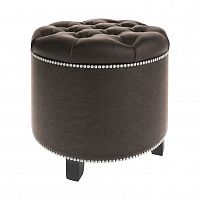 пуф круглый modena brown коричневый в Махачкале