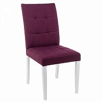 стул деревянный madina white / fabric purple в Махачкале