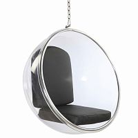 кресло bubble chair черное в Махачкале