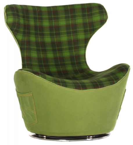 кресло green grid jeans зеленое в Махачкале