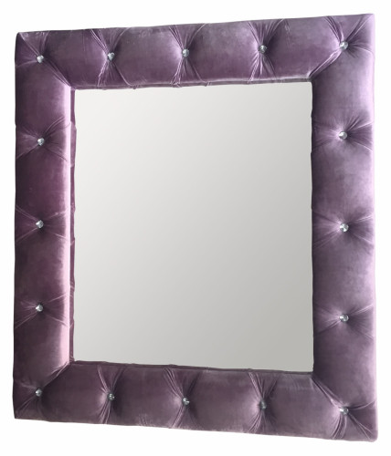 зеркало настенное квадратное с каретной стяжкой голливуд в Махачкале