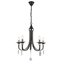 подвесная люстра arte lamp dallas a8540lm-5bk черная в Махачкале