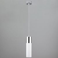 подвесной светильник eurosvet double topper 50135/1 led хром/белый в Махачкале
