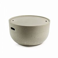 журнальный столик rhette cc0506rf03 из цемента от la forma (ex julia grup). с емкостью для хранения. в Махачкале