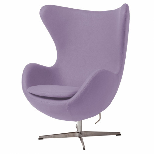 кресло egg chair сиреневое в Махачкале