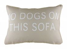 подушка с надписью no dogs on this sofa в Махачкале