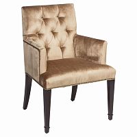 стул с подлокотниками manor rich pearl brown в Махачкале