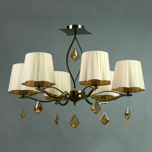 подвесная люстра brizzi bx03203/6 bronze cream в Махачкале