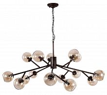 подвесная люстра crystal lux bueno sp-pl15 янтарная в Махачкале