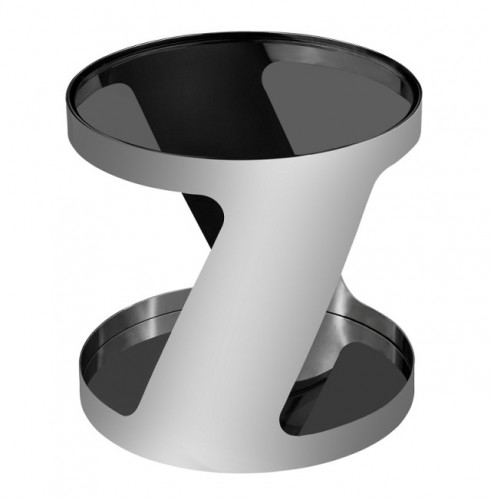 столик журнальный height black silver хром в Махачкале