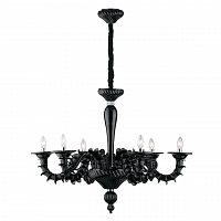 подвесная люстра ideal lux ca rezzonico sp6 nero в Махачкале