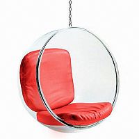 кресло bubble chair красное в Махачкале