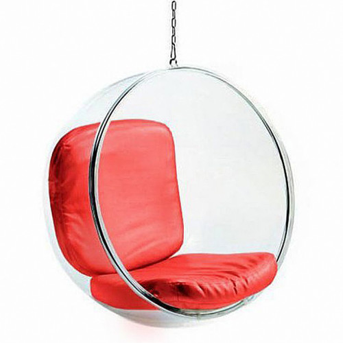 кресло bubble chair красное в Махачкале