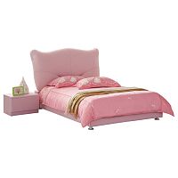 кровать pink leather kitty 140х200 в Махачкале