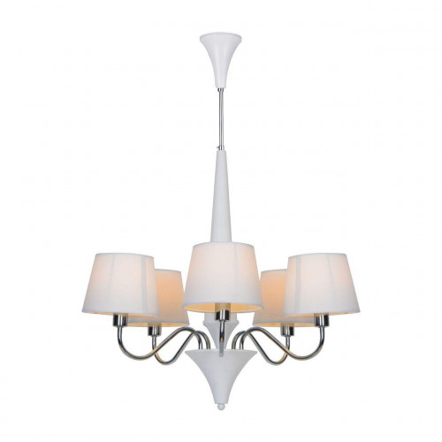 подвесная люстра arte lamp a1528lm-5wh белая в Махачкале