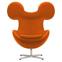 кресло egg mickey оранжевое в Махачкале