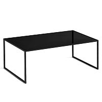 стол журнальный london lite black черное стекло в Махачкале
