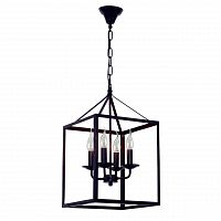 дизайнерская подвесная люстра spot light cage 9810404 черная в Махачкале