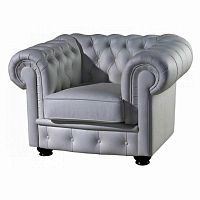 кресло честерфилд (chesterfield) серое р в Махачкале