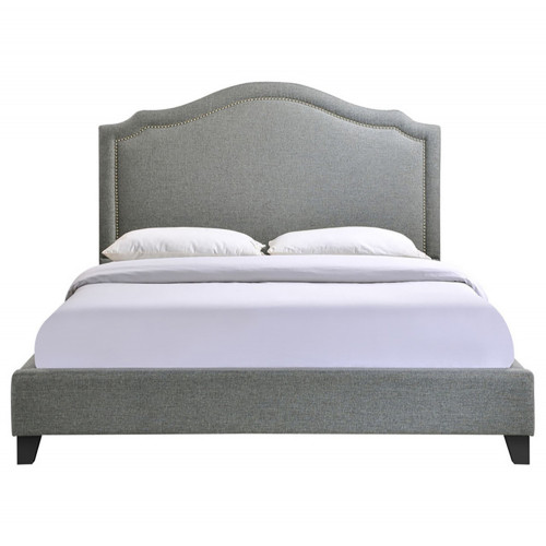 кровать двуспальная 180х200 серая cassis upholstered в Махачкале