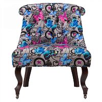 кресло мягкое amelie french country chair бабочки в Махачкале