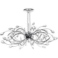 подвесная люстра lightstar tenalia 747164 хром в Махачкале