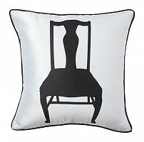 подушка с изображением стула chair white в Махачкале