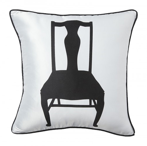 подушка с изображением стула chair white в Махачкале
