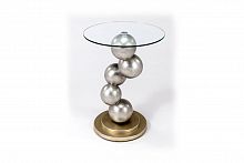 стол журнальный silver balls хром в Махачкале