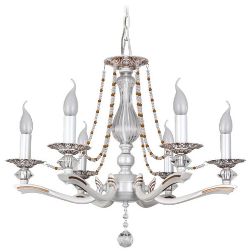 подвесная люстра idlamp eloisa 259/6-whiteplatina в Махачкале