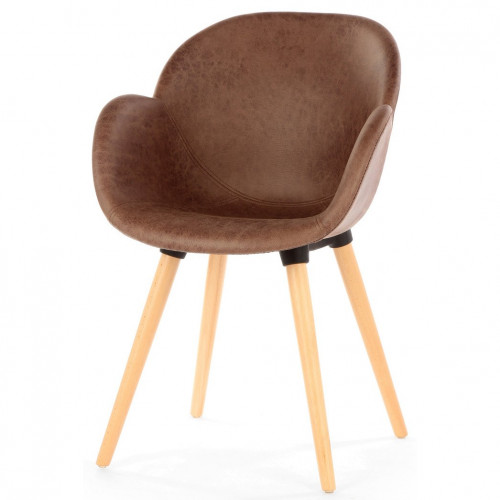 стул patchwork (eames style) коричневый в Махачкале