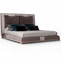 кровать двуспальная 180х200 серая tecni nova wood в Махачкале