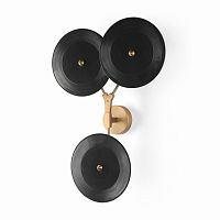 настенный светильник branching discs чёрный в Махачкале