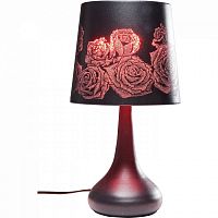 лампа настольная rose мультиколор с рисунком розы в Махачкале