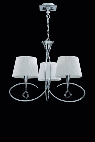 подвесная люстра mantra mara chrome - white 1640 в Махачкале