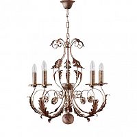 люстра 4962/5_v0580 от mm lampadari коричневая в Махачкале