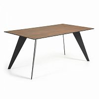 стол nack 160x90 черный, фарфоровый corten c366k10 от la forma (ex julia grup) в Махачкале