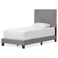 кровать paris linen upholstered gray 120х200 в Махачкале