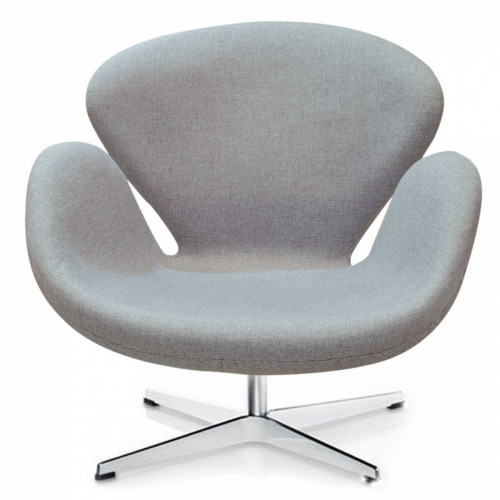 кресло swan chair темно-серое в Махачкале