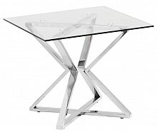 стол журнальный cube silver хром в Махачкале