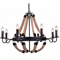 подвесная люстра arte lamp marsiglia a8956lm-8bk в Махачкале