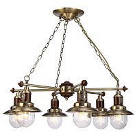 подвесная люстра arte lamp sailor a4524lm-6ab в Махачкале
