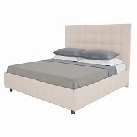 кровать двуспальная 180х200 светло-бежевая royal black в Махачкале