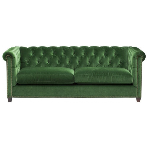 диван chesterfield 2.0 прямой зеленый в Махачкале