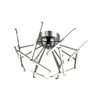 потолочная светодиодная люстра odeon light spring 4104/48cl в Махачкале