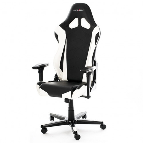 кресло геймерское dxracer racing черно-белое в Махачкале