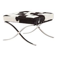 оттоманка barcelona stool бело-черная в Махачкале