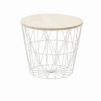 стол-корзина flora m белый в Махачкале