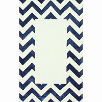 ковер zig zag синий с квадратом 160х230 в Махачкале
