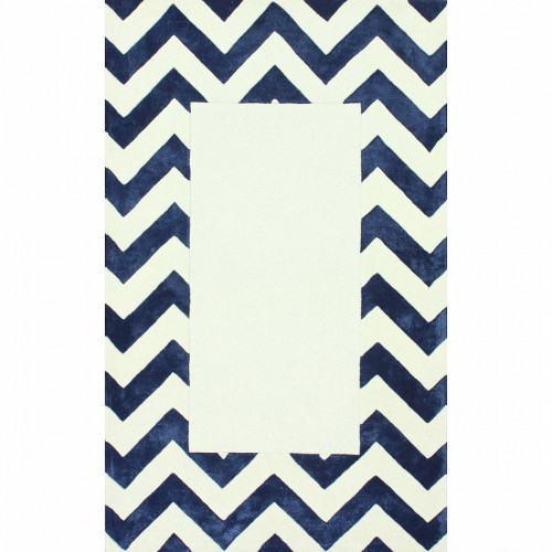 ковер zig zag синий с квадратом 160х230 в Махачкале